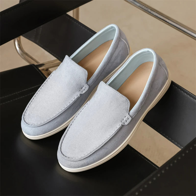 Slip-on loafers i mockaimitation