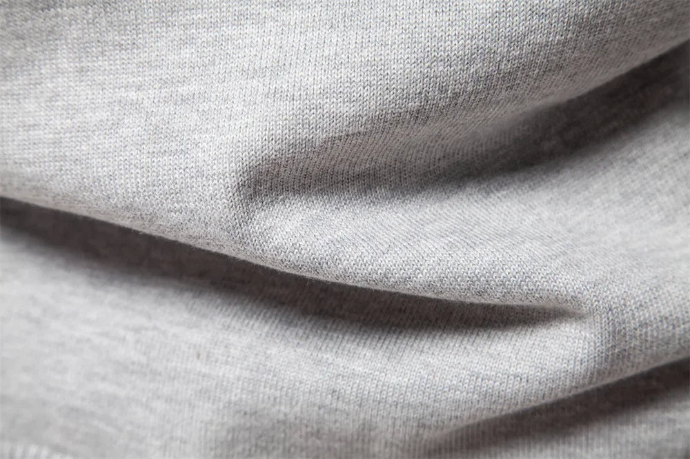 Half zip randig stickad sweater med ståkrage