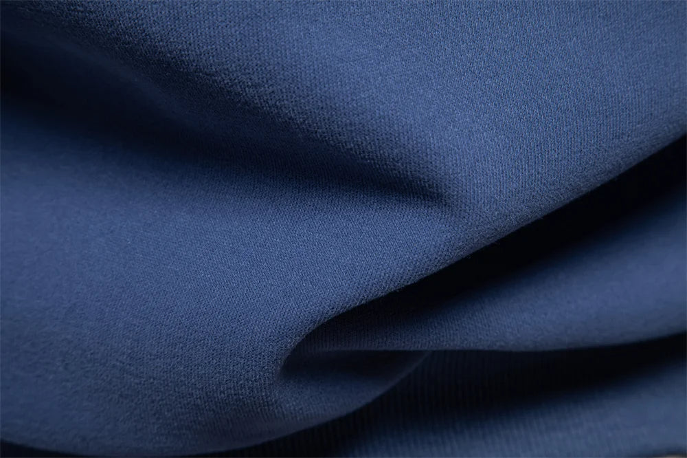 Långärmad polo sweatshirt
