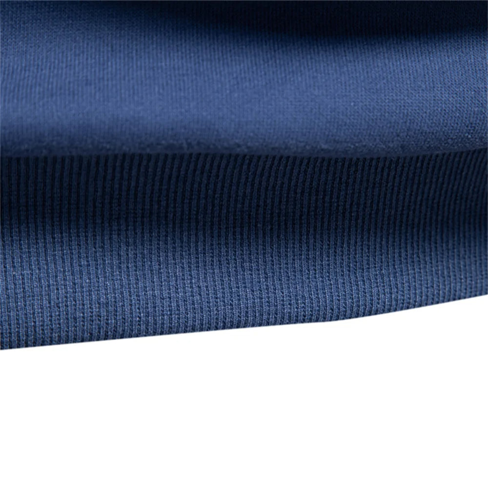 Långärmad polo sweatshirt