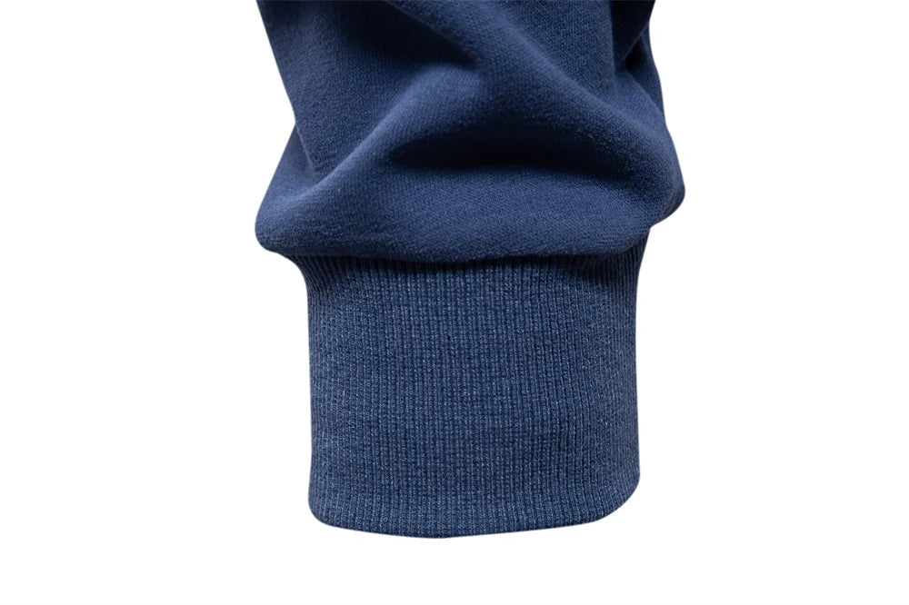 Långärmad polo sweatshirt