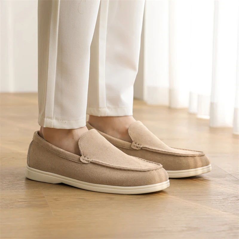 Slip-on loafers i mockaimitation