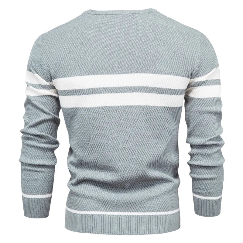 Randig crew neck pullover