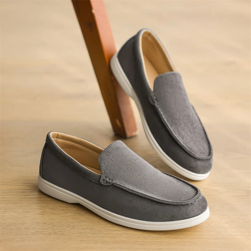 Slip-on loafers i mockaimitation