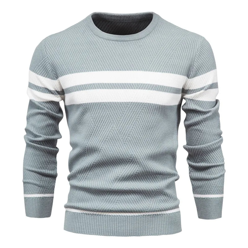 Randig crew neck pullover