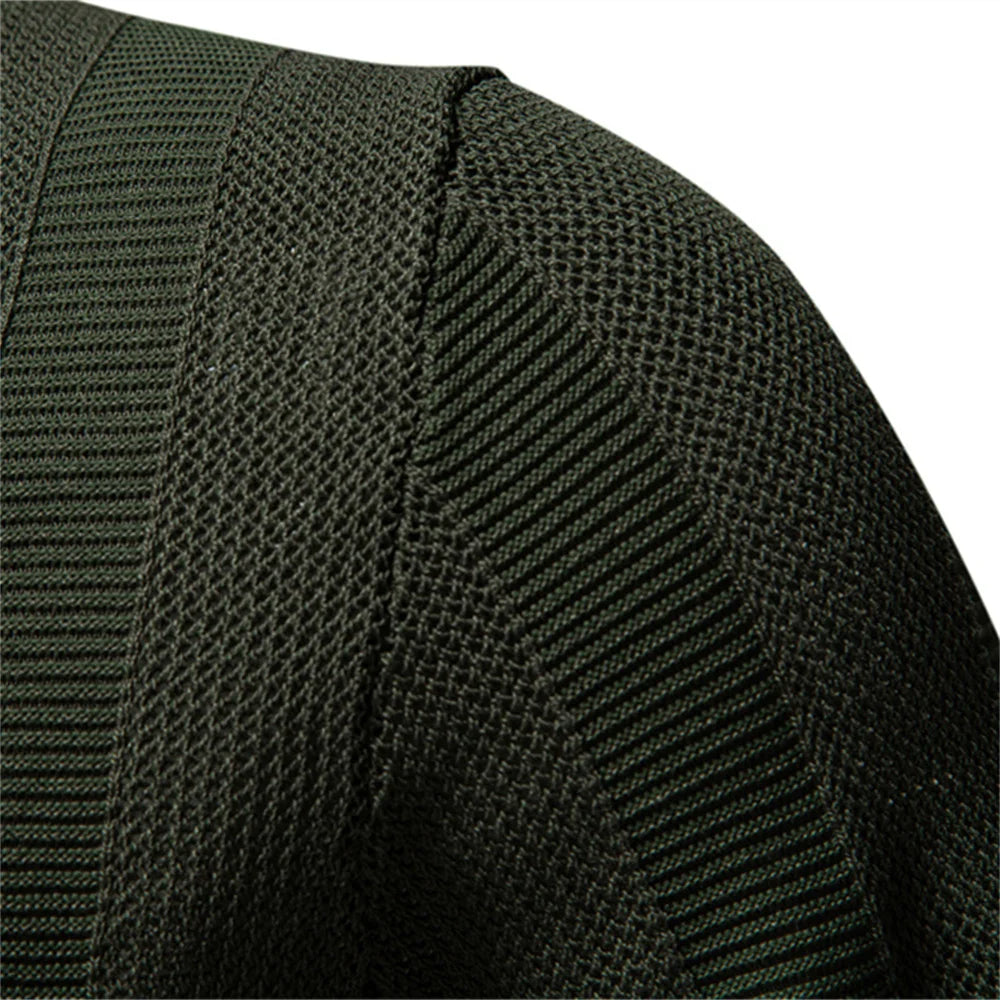 Enfärgad stickad mesh polo shirt