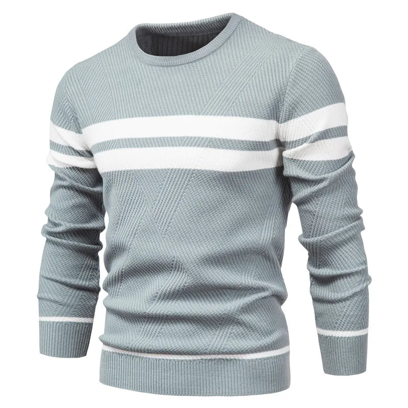 Randig crew neck pullover