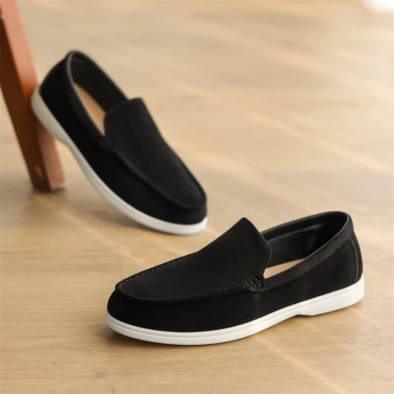 Slip-on loafers i mockaimitation