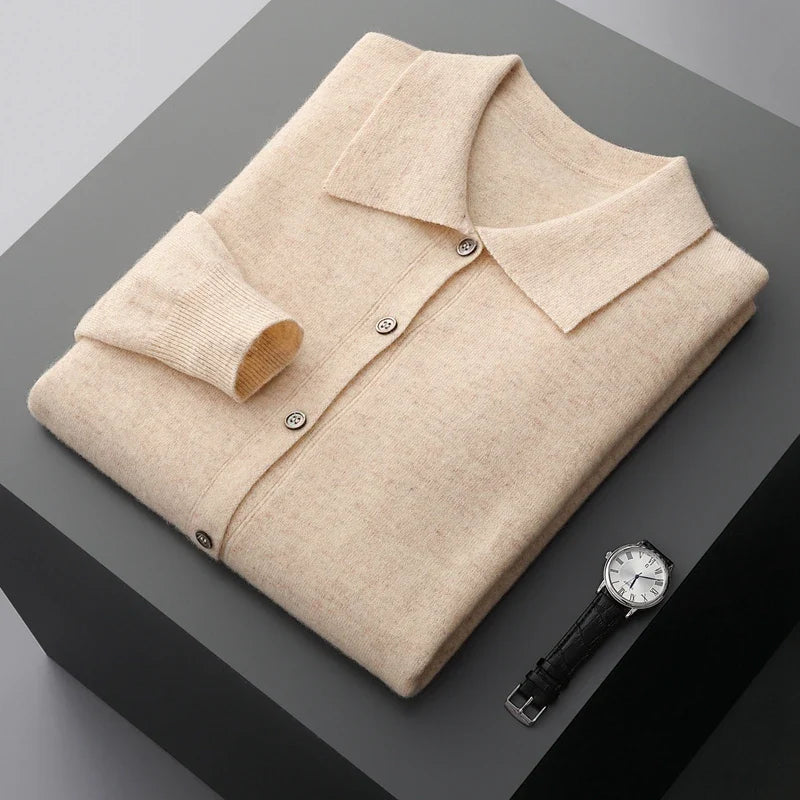 Cardigan i Ull och Cashmere