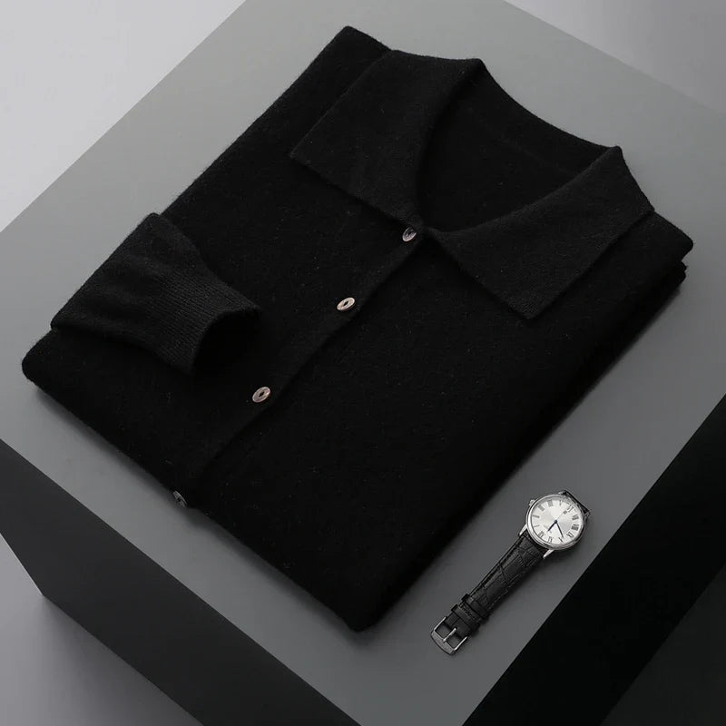 Cardigan i Ull och Cashmere