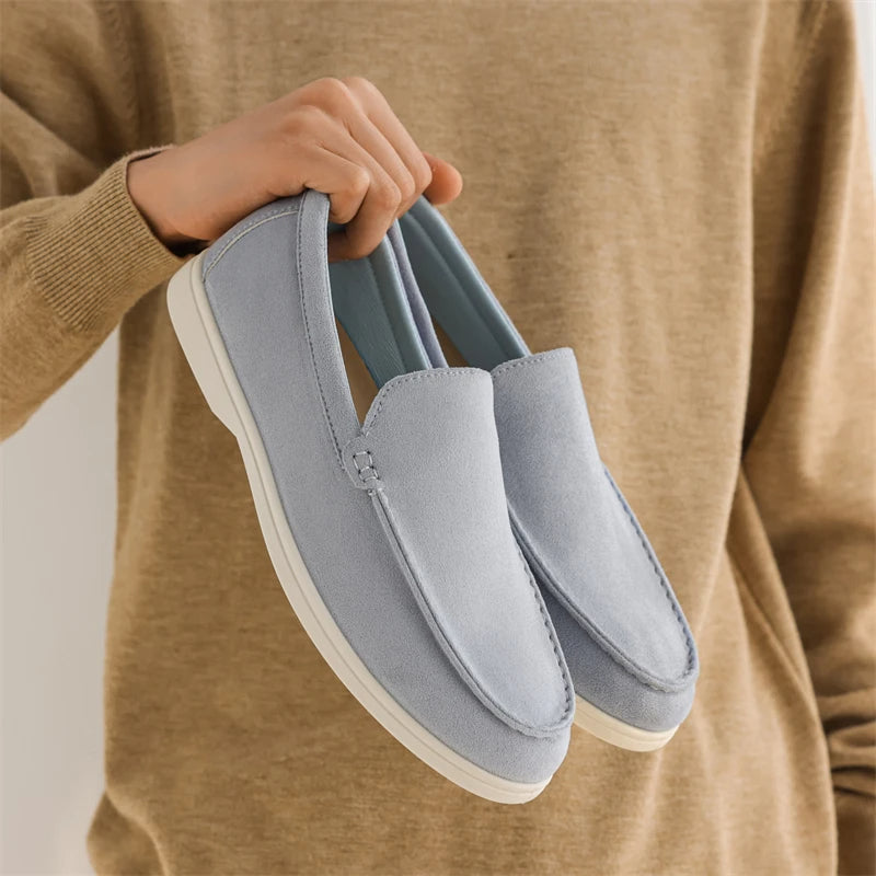 Slip-on loafers i mockaimitation