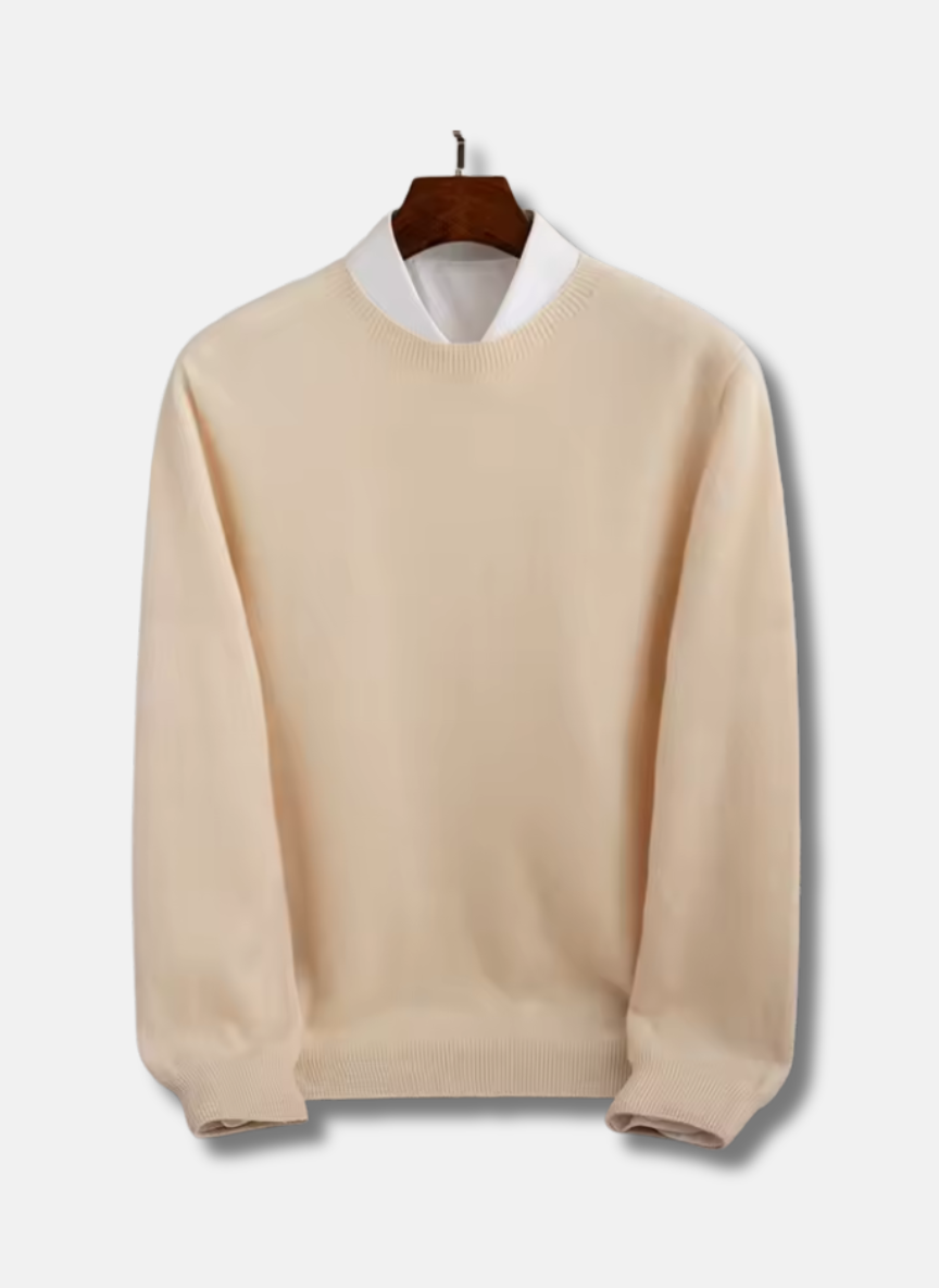 Sweater Rundhals Slim Fit