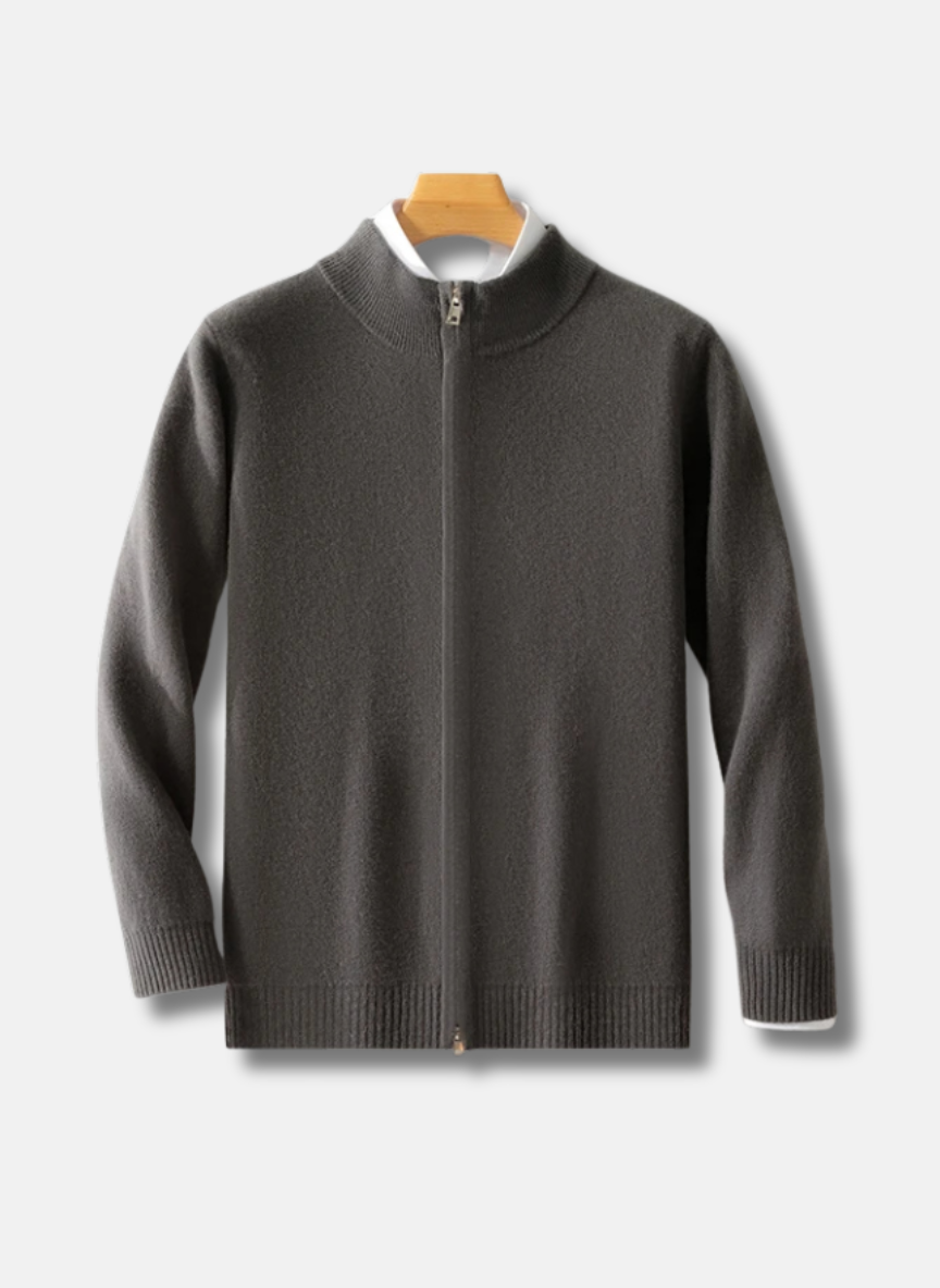 Sweater Merino Zip Herr