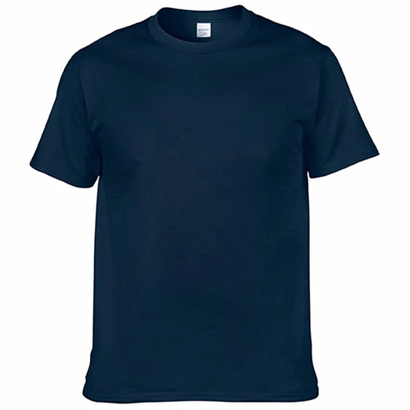 Klassisk bomulls t-shirt med rund hals