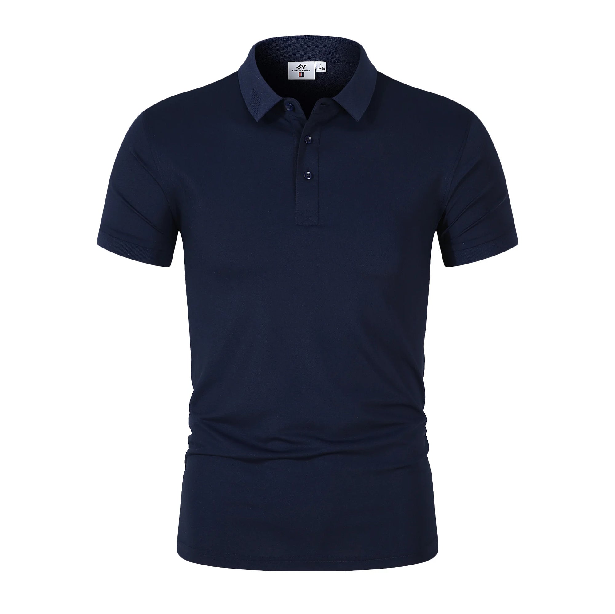 Slim fit kortärmad polo shirt