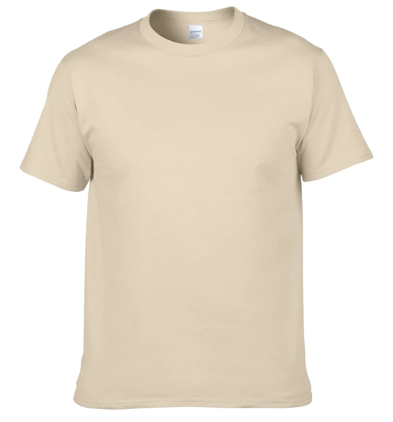 Klassisk bomulls t-shirt med rund hals